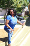 Curves, Class and Confidence Women's V-Neck